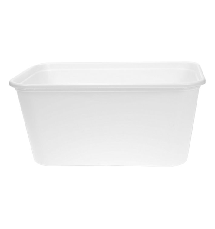 Pojemnik Plastikowy Prostokątny Biały PP 1.000ml 17,3x11,9cm (50 Sztuk) Pojemnik Plastikowy Prostokątny Biały PP 1.000ml 17,3x11,9cm (50 Sztuk)