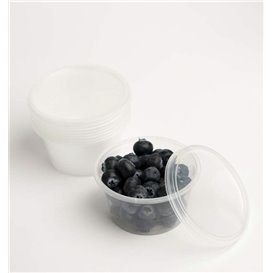 Pojemnik na Sosy PP Przezroczysty z pokrywką 4Oz/120ml (100 Sztuk)