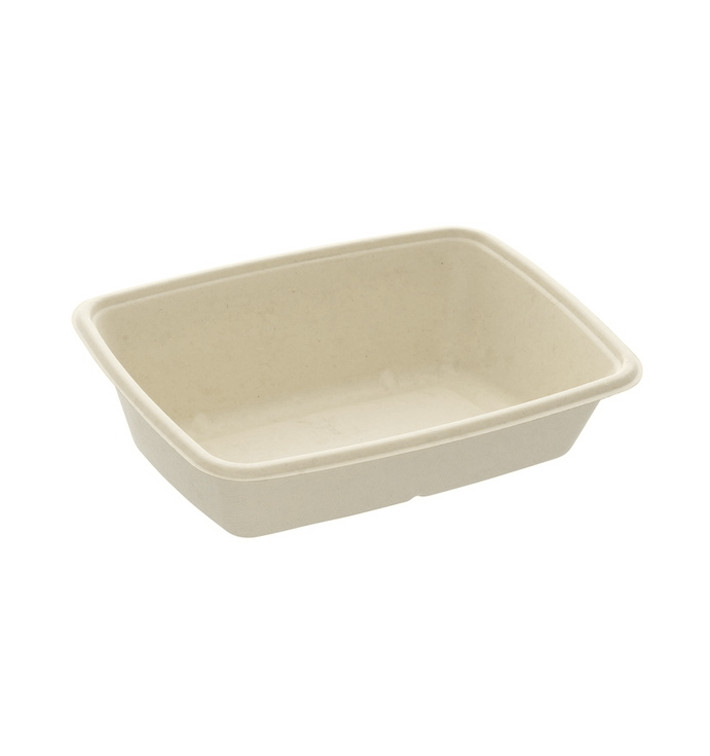 Pojemnik z Trzciny Cukrowej "Vision" 950ml 165x230x70mm (75 Sztuk) Pojemnik z Trzciny Cukrowej "Vision" 950ml 165x230x70mm (75 Sztuk)