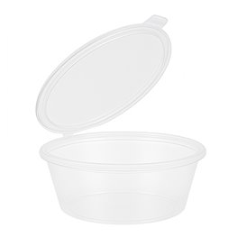 Pojemnik na Sosy z Pokrywką na Zawiasie PP 6Oz/180ml (100 Sztuk)