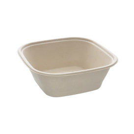 Miska Kwadratowa z Trzciny Cukrowej  3500ml 27cm (50 Sztuk)