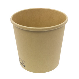 Pojemnik Papierowy Kraft 750ml Ø11,7cm (375 Sztuk)