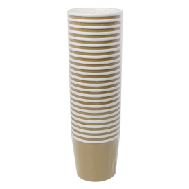 Pojemnik Papierowy Kraft z Białą Krawędzią 750ml Ø11,7cm (500 Sztuk)