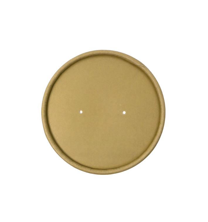 Wieczko Papierowe Kraft do pojemników Ø9,0cm (25 Sztuk) Wieczko Papierowe Kraft do pojemników Ø9,0cm (25 Sztuk)