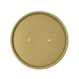 Wieczko Papierowe Kraft do pojemników Ø9,8cm (500 Sztuk)
