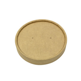 Wieczko Papierowe Kraft do pojemników Ø9,0cm (400 Sztuk)