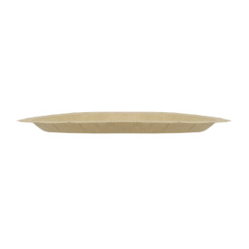 Talerz Papierowy Kraft Okrągły Tłuszczoodporny Ø26cm 245g/m² (50 Sztuk)
