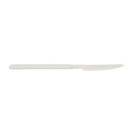 Nóż Wielokrotnego Użytku Durable PP Kremowy 18,9cm (50 Sztuk)