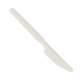 Nóż Wielokrotnego Użytku Durable PP Kremowy 18,9cm (50 Sztuk)