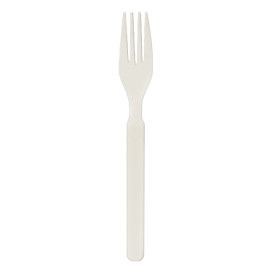 Widelec Wielokrotnego Użytku Durable PP Kremowy 17,9cm (50 Sztuk)