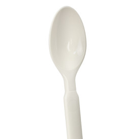 Łyżka Wielokrotnego Użytku Durable PP Kremowy 16,9cm (50 Sztuk)