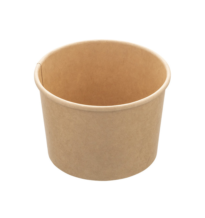 Miski Karton Kraft Dessert 250ml Ø9,0cm (500 Sztuk) Miski Karton Kraft Dessert 250ml Ø9,0cm (500 Sztuk)