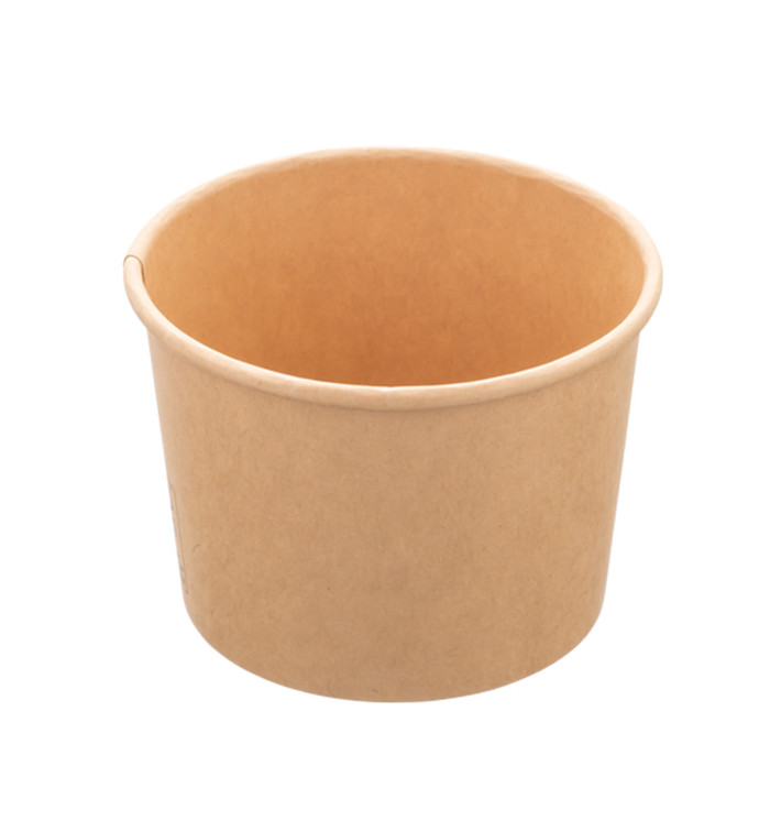 Miski Karton Kraft 550ml Ø11,5cm (300 Sztuk) Miski Karton Kraft 550ml Ø11,5cm (300 Sztuk)