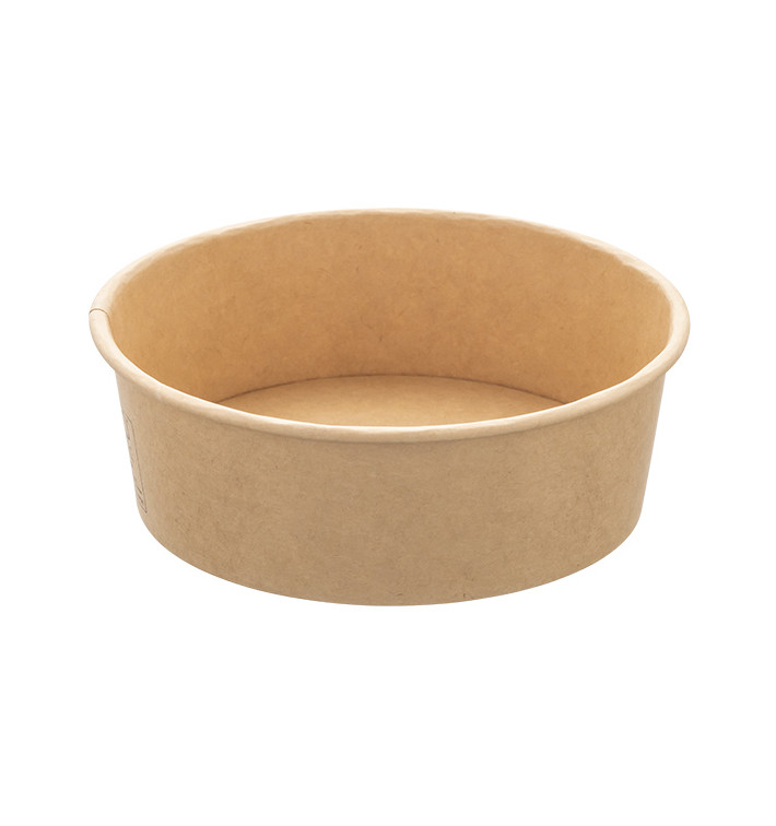 Pojemnik Papierowy Kraft na Sałatkę 600ml Ø15,0cm (50 Sztuk) Pojemnik Papierowy Kraft na Sałatkę 600ml Ø15,0cm (50 Sztuk)