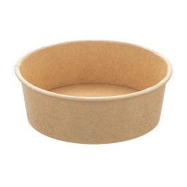 Pojemnik Papierowy Kraft na Sałatkę 600ml Ø15,0cm (300 Sztuk)