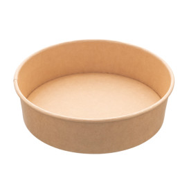 Pojemnik Papierowy Kraft na Sałatkę 950ml Ø18,5cm (50 Sztuk)
