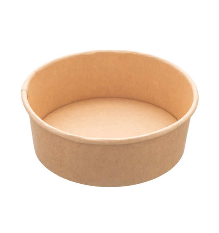 Pojemnik Papierowy Kraft na Sałatkę 1.300ml Ø18,5cm (50 Sztuk) Pojemnik Papierowy Kraft na Sałatkę 1.300ml Ø18,5cm (50 Sztuk)