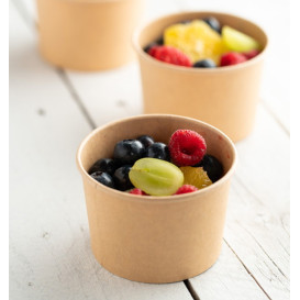 Miski Karton Kraft Dessert 250ml Ø9,0cm (500 Sztuk)
