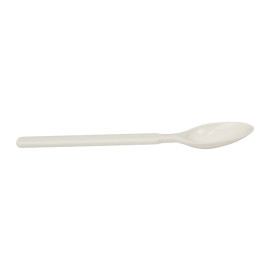 Łyżka Wielokrotnego Użytku Durable PP Kremowy 16,9cm (50 Sztuk)