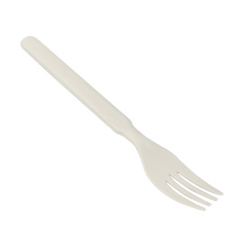 Widelec Wielokrotnego Użytku Durable PP Kremowy 17,9cm (50 Sztuk)