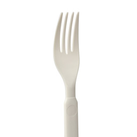 Widelec Wielokrotnego Użytku Durable PP Kremowy 17,9cm (50 Sztuk)