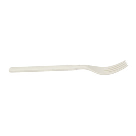 Widelec Wielokrotnego Użytku Durable PP Kremowy 17,9cm (50 Sztuk)
