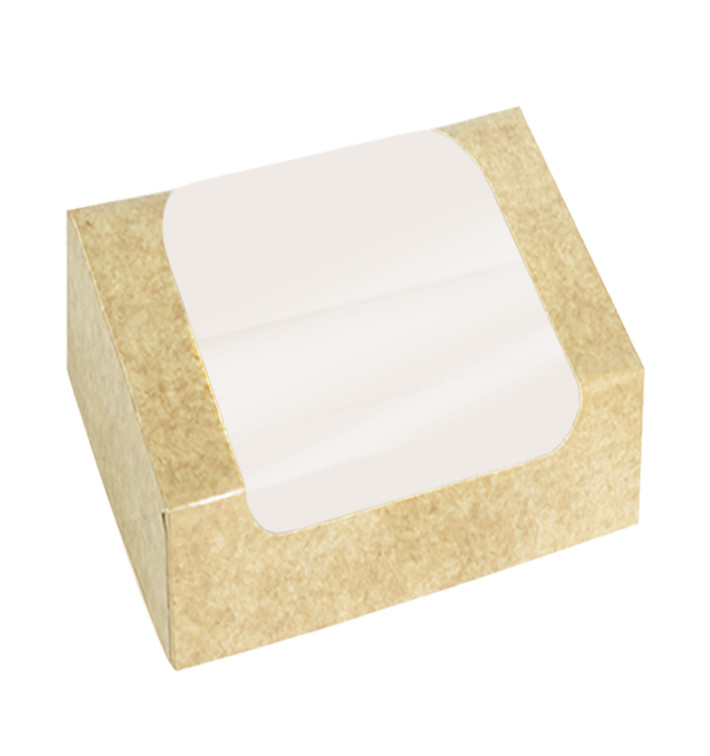 Prostokątny Pojemnik z Kartonu PackiPack Vision Kraft 13x11x8cm (50 Sztuk) Prostokątny Pojemnik z Kartonu PackiPack Vision Kraft 13x11x8cm (50 Sztuk)