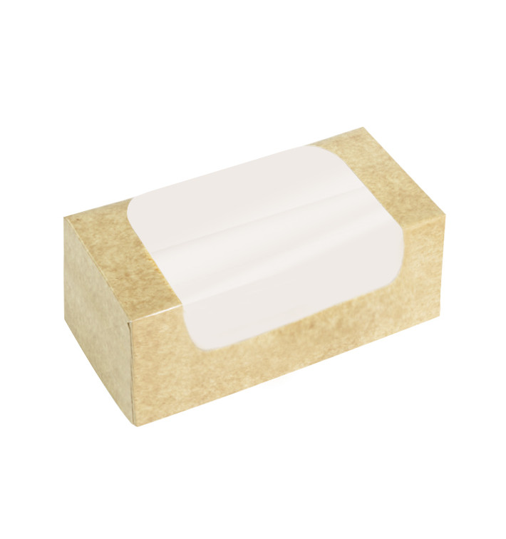 Prostokątny Pojemnik z Kartonu PackiPack Vision Kraft 19x10x10cm (50 Sztuk) Prostokątny Pojemnik z Kartonu PackiPack Vision Kraft 19x10x10cm (50 Sztuk)