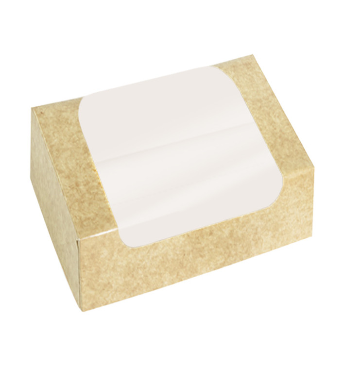 Prostokątny Pojemnik z Kartonu PackiPack Vision Kraft 25x18x7cm (50 Sztuk) Prostokątny Pojemnik z Kartonu PackiPack Vision Kraft 25x18x7cm (50 Sztuk)