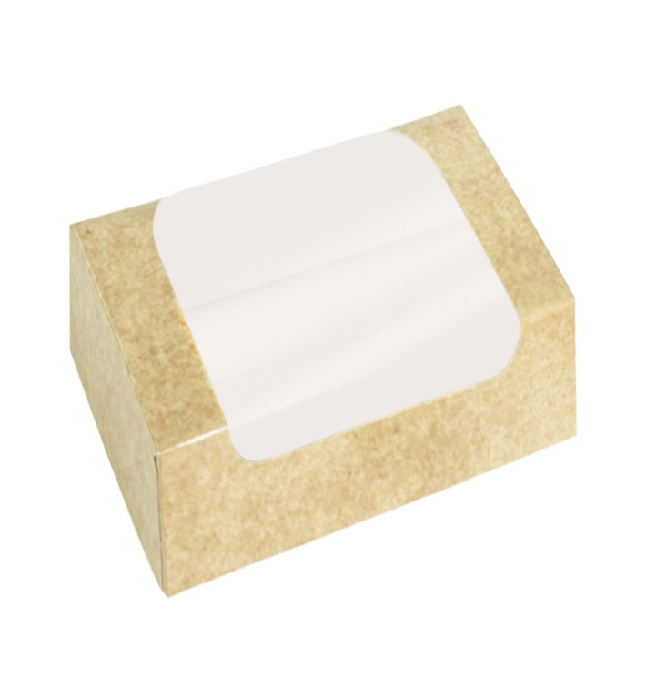 Prostokątny Pojemnik z Kartonu PackiPack Vision Kraft 18x10x8cm (50 Sztuk) Prostokątny Pojemnik z Kartonu PackiPack Vision Kraft 18x10x8cm (50 Sztuk)