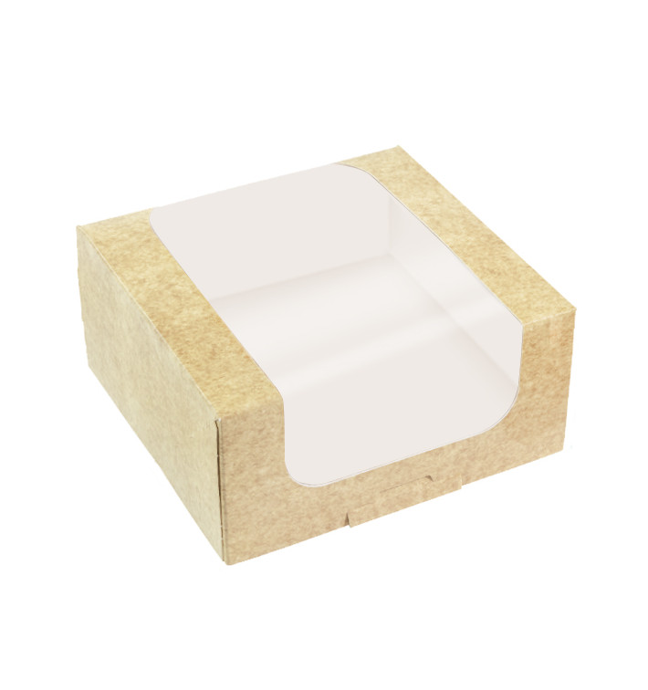 Kwadratowy Pojemnik z Kartonu PackiPack Vision Kraft 10x10x8cm (50 Sztuk) Kwadratowy Pojemnik z Kartonu PackiPack Vision Kraft 10x10x8cm (50 Sztuk)