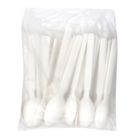 Łyżka Wielokrotnego Użytku Durable PP Kremowy 16,9cm (50 Sztuk)