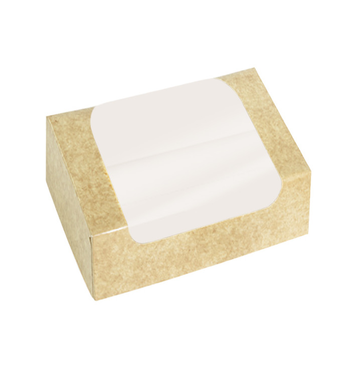 Prostokątny Pojemnik z Kartonu PackiPack Vision Kraft 16x11x8cm (X Sztuk) Prostokątny Pojemnik z Kartonu PackiPack Vision Kraft 16x11x8cm (X Sztuk)