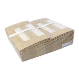 Prostokątny Pojemnik z Kartonu PackiPack Vision Kraft 32x14x5cm (X Sztuk)