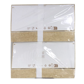 Prostokątny Pojemnik z Kartonu PackiPack Vision Kraft 32x14x5cm (X Sztuk)