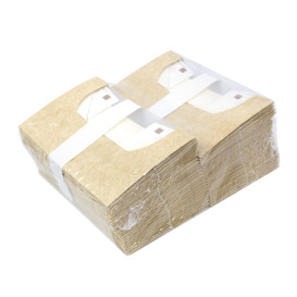 Prostokątny Pojemnik z Kartonu PackiPack Vision Kraft 18x6x6cm (50 Sztuk)