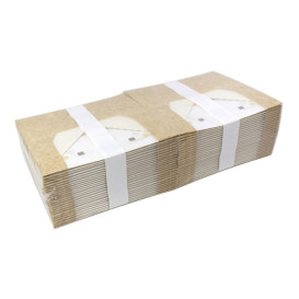 Prostokątny Pojemnik z Kartonu PackiPack Vision Kraft 18x10x8cm (X Sztuk)