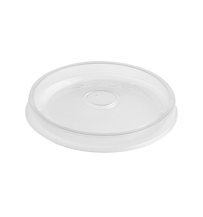 Wieczko Płaskie Plastikowe PP Przezroczysty Ø9,8cm Wieczko Płaskie Plastikowe PP Przezroczysty Ø9,8cm