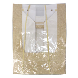 Kwadratowy Pojemnik z Kartonu PackiPack Vision Kraft 24x24x10cm (X Sztuk)