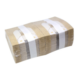 Kwadratowy Pojemnik z Kartonu PackiPack Vision Kraft 13x12x5cm (X Sztuk)
