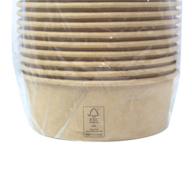 Pojemnik Papierowy Kraft-Kraft na Sałatkę 600ml Ø15,0cm (50 Sztuk)