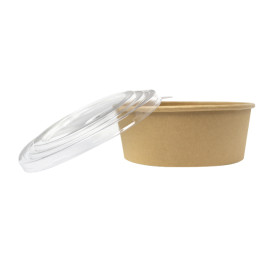 Miski Kraft-Kraft z pokrywą PET 1.300ml Ø18,5cm (240 Sztuk)