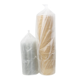 Miski Kraft-Kraft z pokrywą PET 750ml Ø15cm (50 Sztuk)