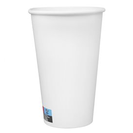 Kubki Papierowe 16 Oz/500ml Białe Ø9cm (25 Sztuk)
