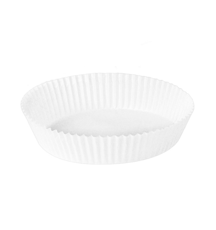 Kraft Papier do frytkownic beztłuszczowe Biały 90g Ø22x4cm (1.000 Sztuk) Kraft Papier do frytkownic beztłuszczowe Biały 90g Ø22x4cm (1.000 Sztuk)