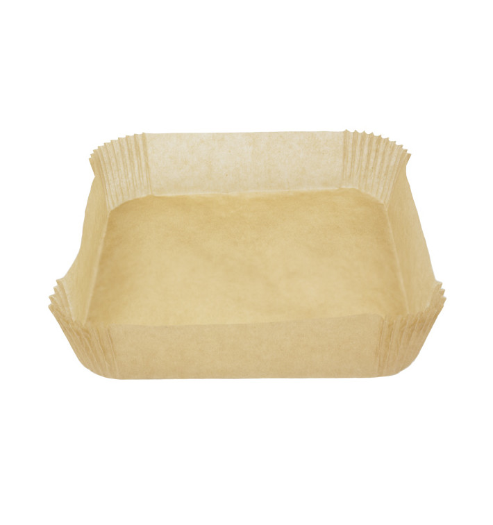 Kraft Papier do frytkownic beztłuszczowe 40g 17x17x4cm (1.000 Sztuk) Kraft Papier do frytkownic beztłuszczowe 40g 17x17x4cm (1.000 Sztuk)