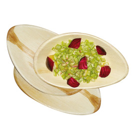 Tacki Owal Liści Palmowych 26x16x2,5cm (25 Sztuk)