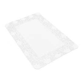 Serwetka Papierowa Ozdobna Biała "Litos" 14x24cm (250 Units)