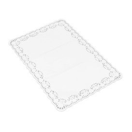 Serwetka Papierowa Ozdobna Biała "Litos" 20x30cm (250 Sztuk)