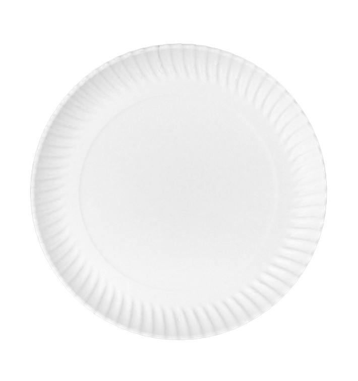 Talerz Papierowy Okrągły Biały Ø32cm 600g/m² (50 Sztuk) Talerz Papierowy Okrągły Biały Ø32cm 600g/m² (50 Sztuk)